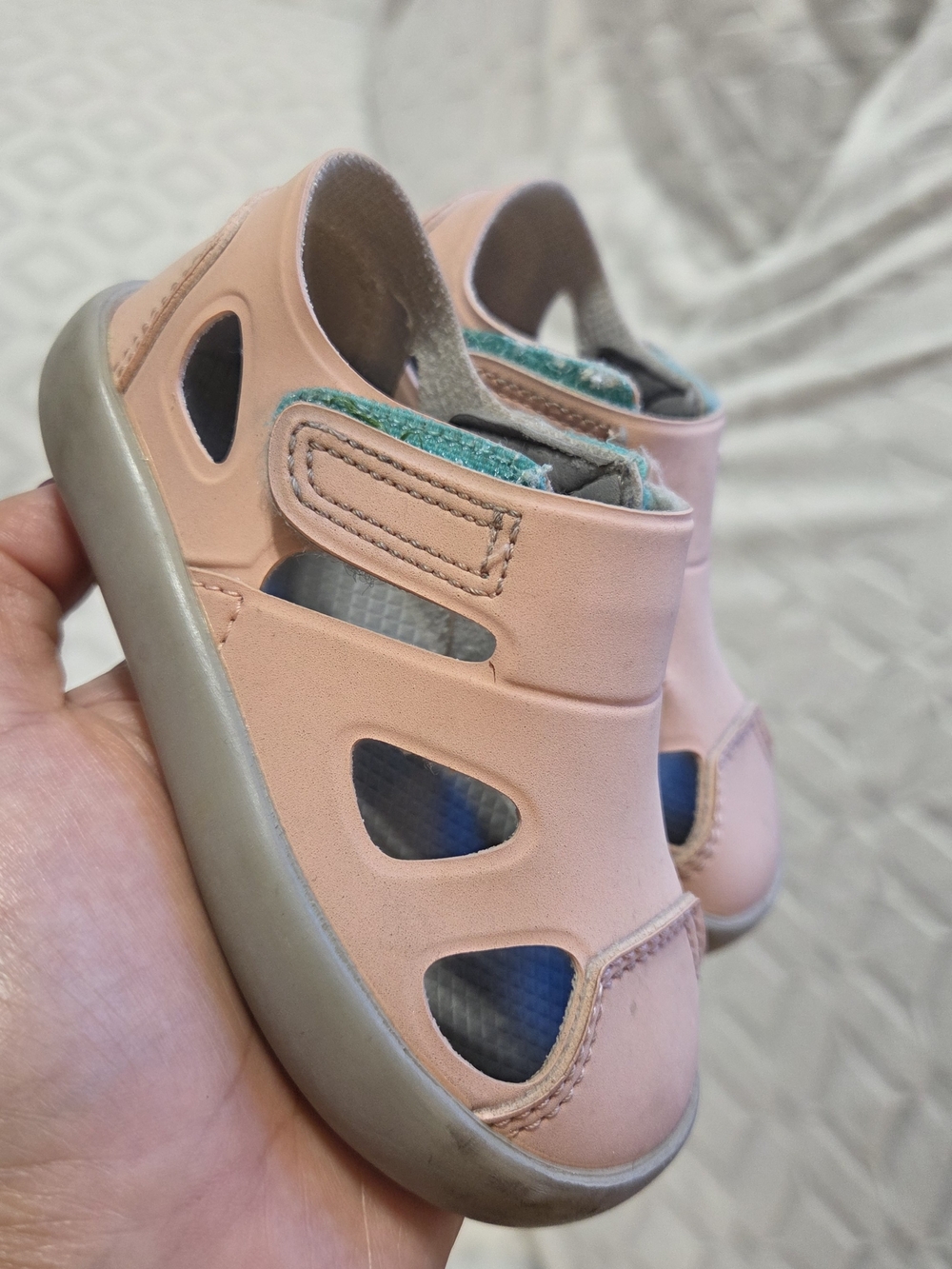 Kids Pink Closed-Toe Sandals - Unbranded